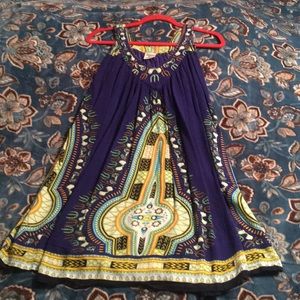 Knee length, free flowing whimsical dress